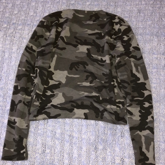 Gray Camo Long Sleeve Tee - Picture 2 of 2